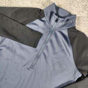 Under Armour Sweater Womens Large ColdGear Colorblock‎ Half Zip Training Fitted